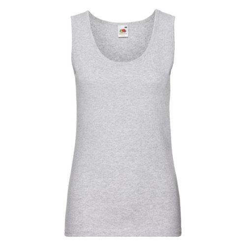 Майка женская "Lady-Fit Valueweight Vest", серо-лиловый,XS,97% хлопок,3%полиэстер, 165 г/м2 (серый)