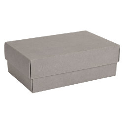 Коробка картонная, "COLOR" 11,5*6*17 см; серый (серый)