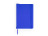 Блокнот А6 CORAL в твердой обложке из кожзама, королевский синий