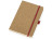 Блокнот Sevilia Hard, твердая обложка из крафта A5, 80 листов, крафтовый/красный