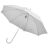 Зонт-трость с пластиковой ручкой, механический; белый; D=103 см; 100% полиэстер 190T (белый)
